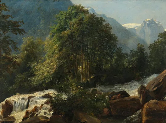 Johann Jakob Ulrich II. — Gebirgsbach im Glarnerland