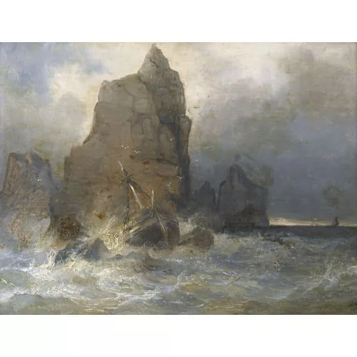 Johann Jakob Ulrich II. — Scheiterndes Segelschiff.