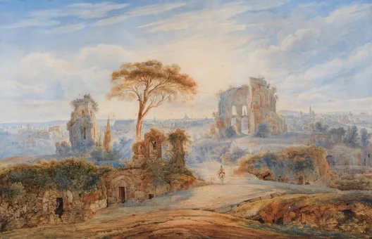 Johann Jakob Wolfensberger — Ansicht von Rom, 1832