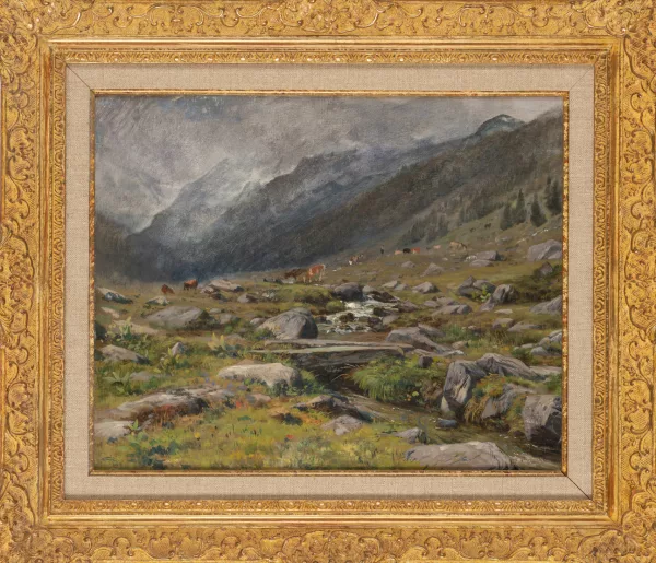 Johann Joseph Geisser — Vaches à l'alpage