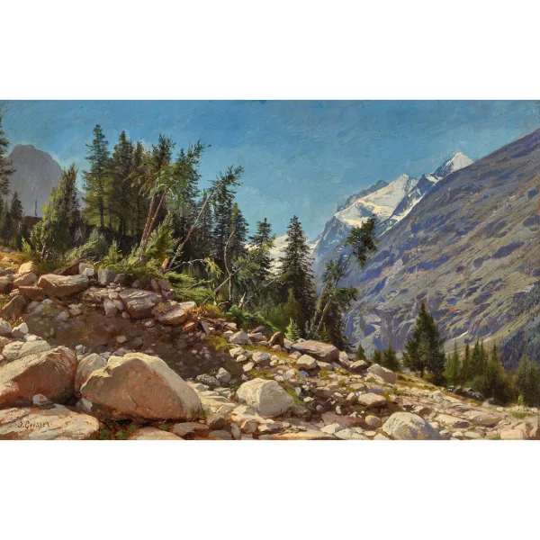 Johann Joseph Geisser — "Saas-Tal".