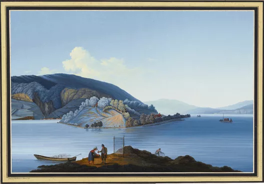 Johann Joseph Hartmann — I Vue de l'isle StPierre sur le lac de Bienne, 1792