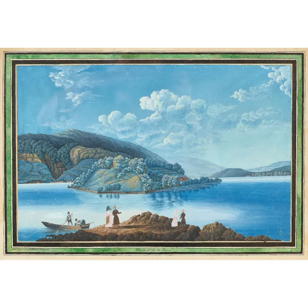Johann Joseph Hartmann — "Vue de l'Isle St. Pierre".