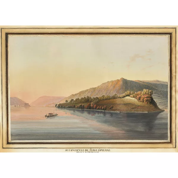 Johann Joseph Hartmann — "Seconde vue de l'Isle St. Pierre sur le Lac de Bienne".