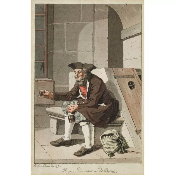 Johann Ludwig Aberli — "Paysan des environs de Berne".