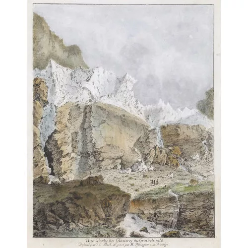 Johann Ludwig Aberli — "Une Partie des Glacieres du Grindelwald".