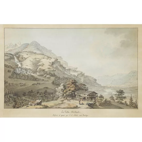 Johann Ludwig Aberli — "La Vallée Oberhasli".
