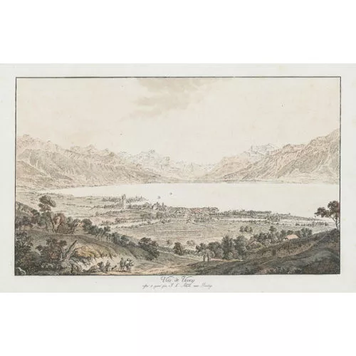 Johann Ludwig Aberli — "Vue de Vevey".