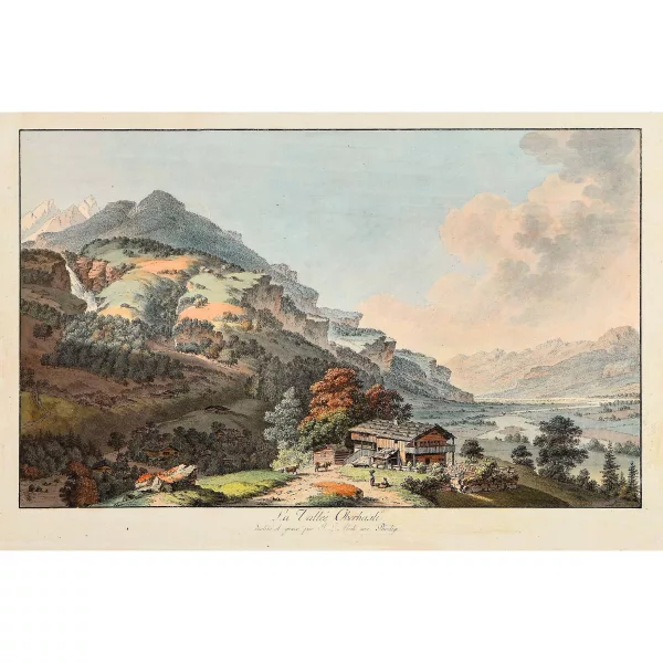 Johann Ludwig Aberli — "La Vallée Oberhasli".