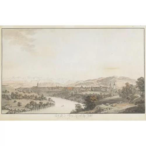 Johann Ludwig Aberli — "La Ville de Berne du Cote du Nord".