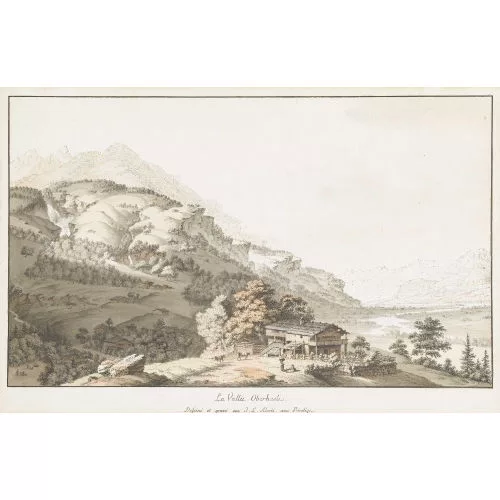 Johann Ludwig Aberli — "La Vallée Oberhasli".