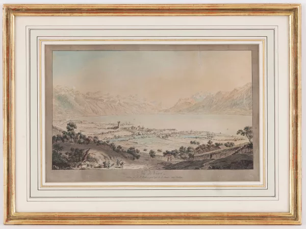 Johann Ludwig Aberli — Vue de Vevey,
