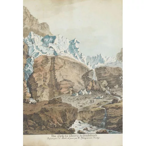 Johann Ludwig Aberli — "Une Partie des Glacieres du Grindelwald...".