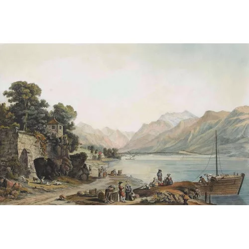 Johann Ludwig Aberli — Vue prise aux environs de la Tour.