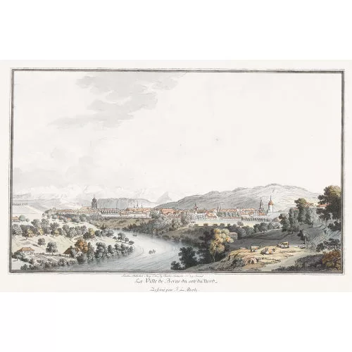 Johann Ludwig Aberli — "La Ville de Berne du coté du Nord".