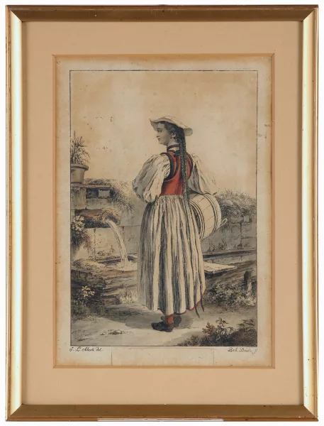 Johann Ludwig Aberli — Costumes suisses et La Propreté Villageoise,