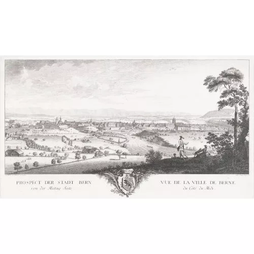 Johann Ludwig Aberli — "Prospect der Stadt Bern/von der Mittag Seite".