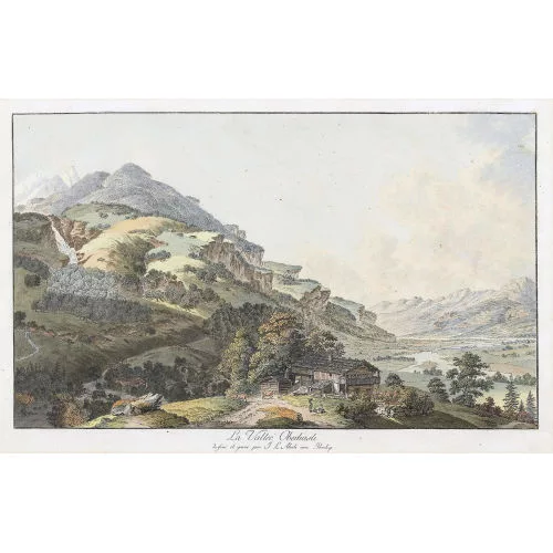 Johann Ludwig Aberli — "La Valleé Oberhasli".