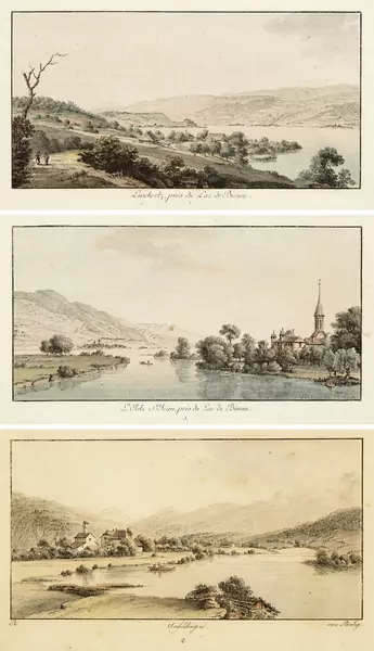 St. Jean" - "Lüschertz" - "Amsoldingen