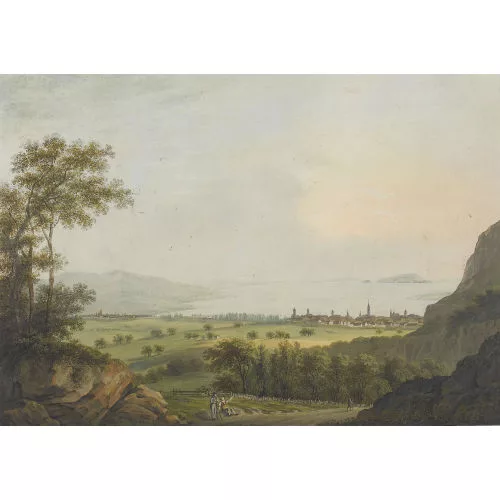 Johann Ludwig Bleuler — "Gegend v. Biel am Bielersee".
