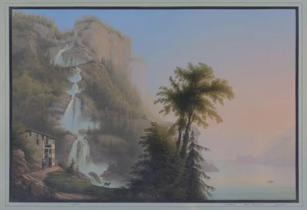 Johann Ludwig Bleuler — Giesbach et Wetterhorn