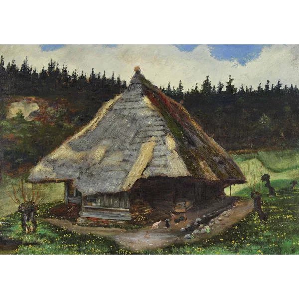 Johann OTHMAR DÖBELI — Bauernhaus im Grünen.