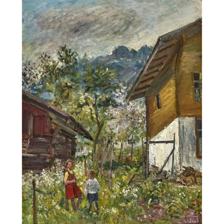 "Vorfrühling in Schwanden"