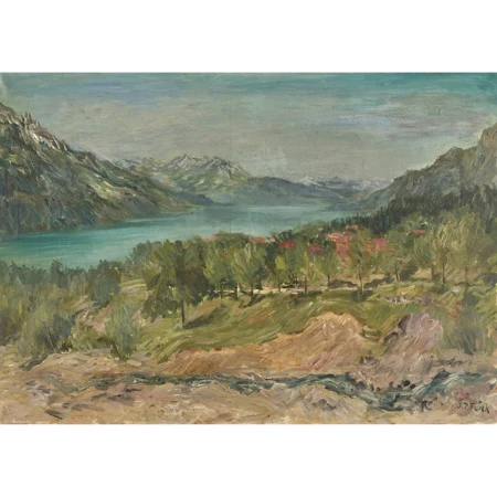 Landschaft mit Brienzersee