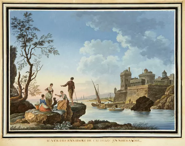 Vue des Environs de Caudebec en Normandie
