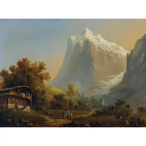 Grindelwald mit Wetterhorn