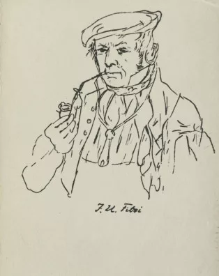 Johann Ulrich Fitzi — Lot von 303 Zeichnungen