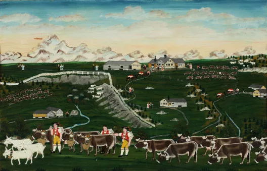 Johann Ulrich Knechtli — Alpfahrt, 1906