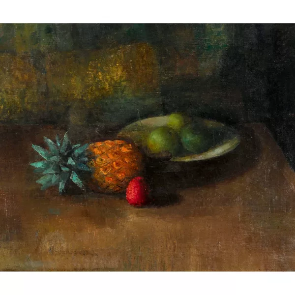 Johann von Tscharner — Stillleben mit Ananas.