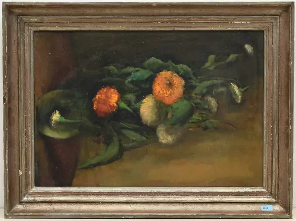 Johann von Tscharner — Stillleben mit Tagetes. — Schuler Auktionen