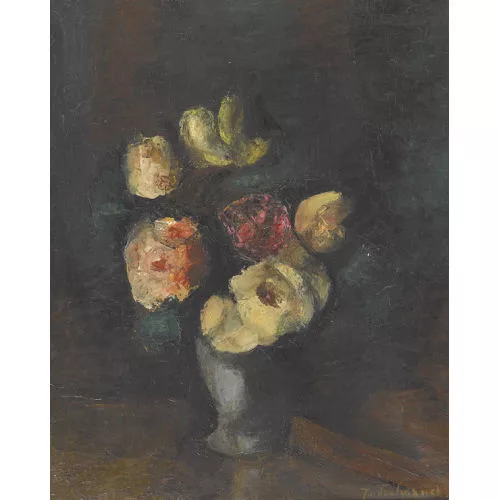 Johann von Tscharner — Stillleben mit Rosen.