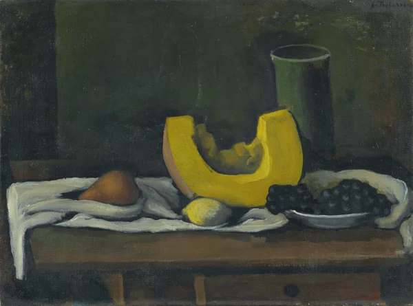 Johann von Tscharner — STILLLEBEN MIT KÜRBISSTILL LIFE WITH PUMPKIN