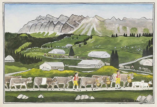 Johannes Blatter — Alpaufzug, 1973