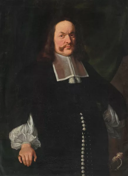 Johannes Dünz — Zugeschrieben Portrait von Hans Ludwig Steiger, 1678