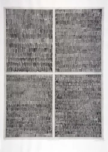 Johannes Gachnang — 4 Blätter: 2 Blätter aus "Exercices de style", 1972; L'universe de la persécution; Ohne Titel