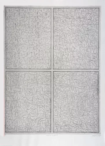 Johannes Gachnang — 4 Blätter aus "Exercises de style", 1972