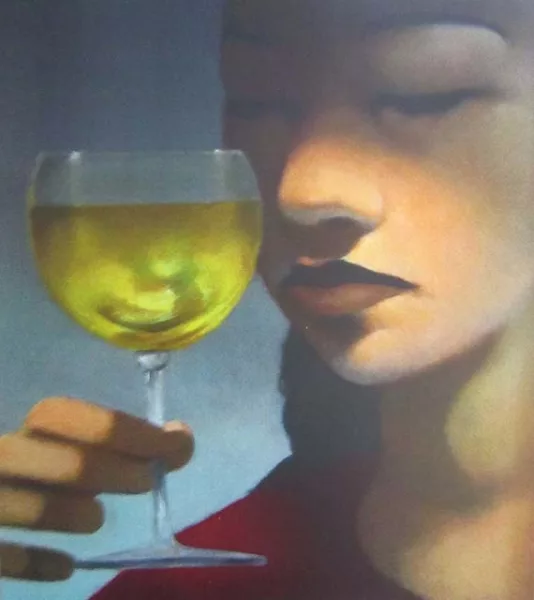 Johannes Hüppi — Die Weintrinkerin