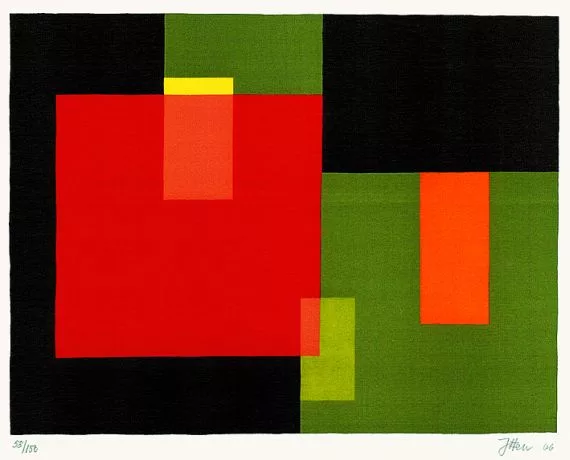 Johannes Itten — Komposition mit Quadraten und Rechtecken