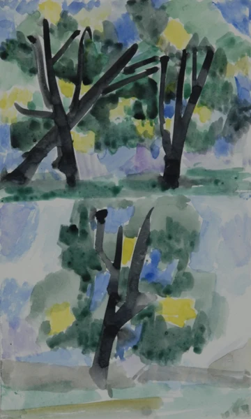 Johannes Itten — Baumstudie
