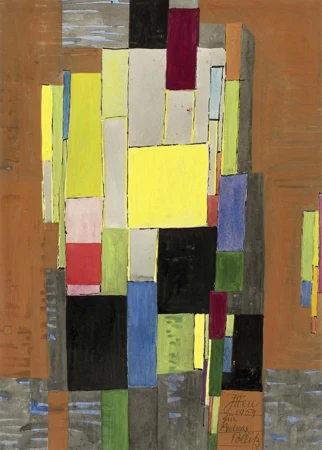 JOHANNES ITTEN — Abstrakte Komposition. 1959. — Koller Auktionen