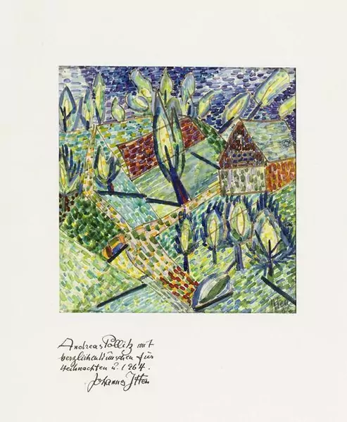 JOHANNES ITTEN — Feldlandschaft. — Koller Auktionen