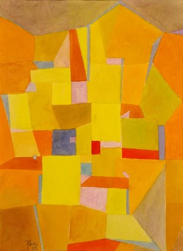 Johannes Itten — Gelbe Komposition, 1955