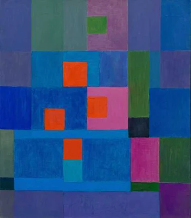 JOHANNES ITTEN — Simultanes Leuchten. 1964. — Koller Auktionen