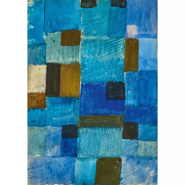 "Komposition in Blau"