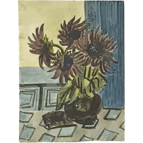 Johannes Itten — Sonnenblumen — Galerie Kornfeld