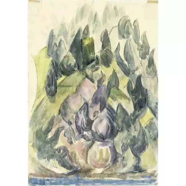 Johannes Itten — Am Walensee — Galerie Kornfeld